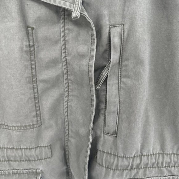 Madewell Passage Utility Jacket-Olive Green, Khaki--Size XS - Picture 5 of 6